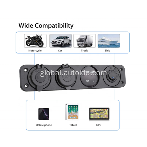 Plastic Panel 4 in 1 USB Socket Charger Panel 4.2A Factory